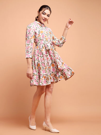 Sanghaneri Summer dress with belt